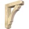 Ekena Millwork Olympic Craftsman Rough Sawn Bracket w/ Offset Brace, Douglas Fir, 6"W x 24"D x 28"H BKT0604X24X28OLY04RDF - alternate 1